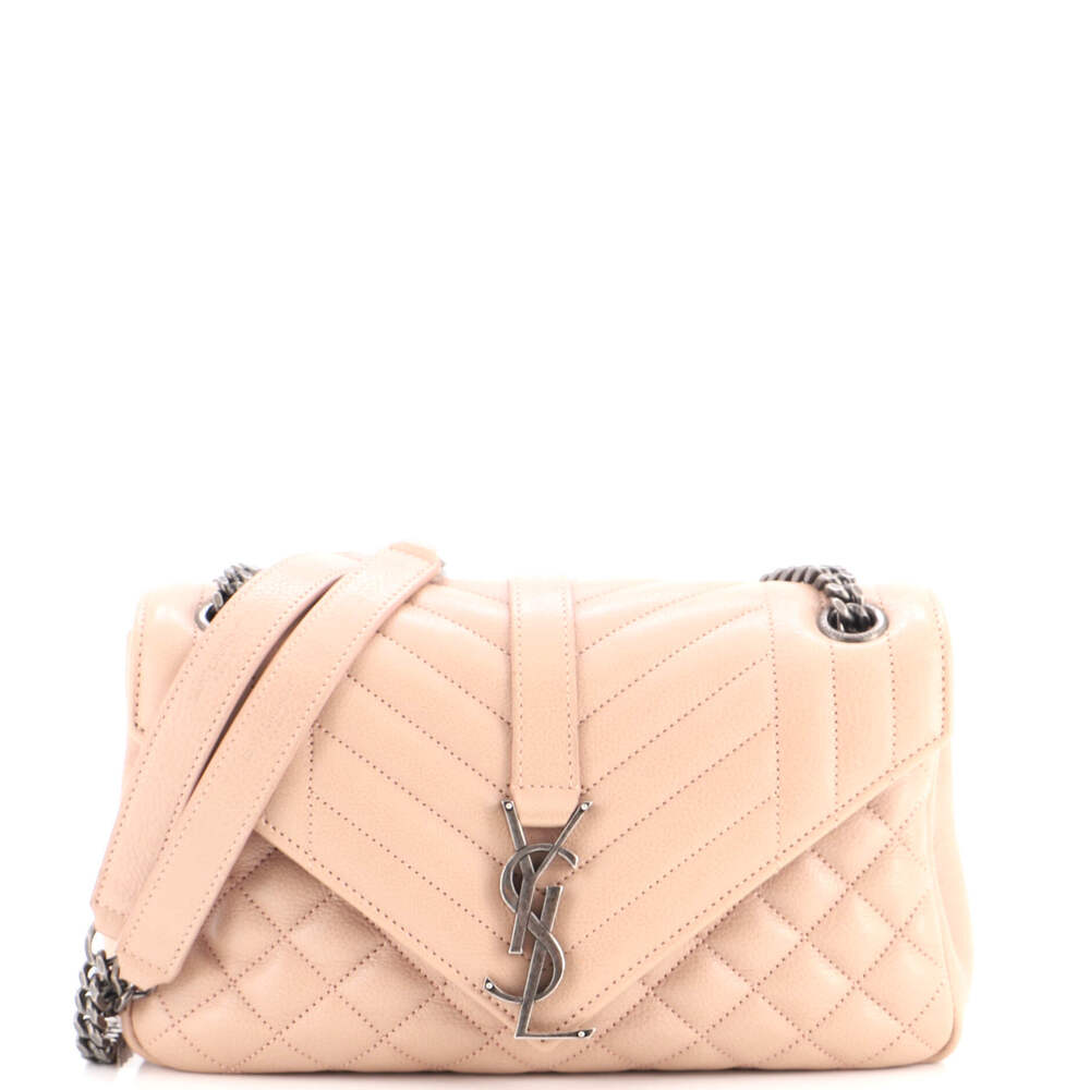 Saint Laurent Medium Classic Monogram Slouchy Envelope Satchel